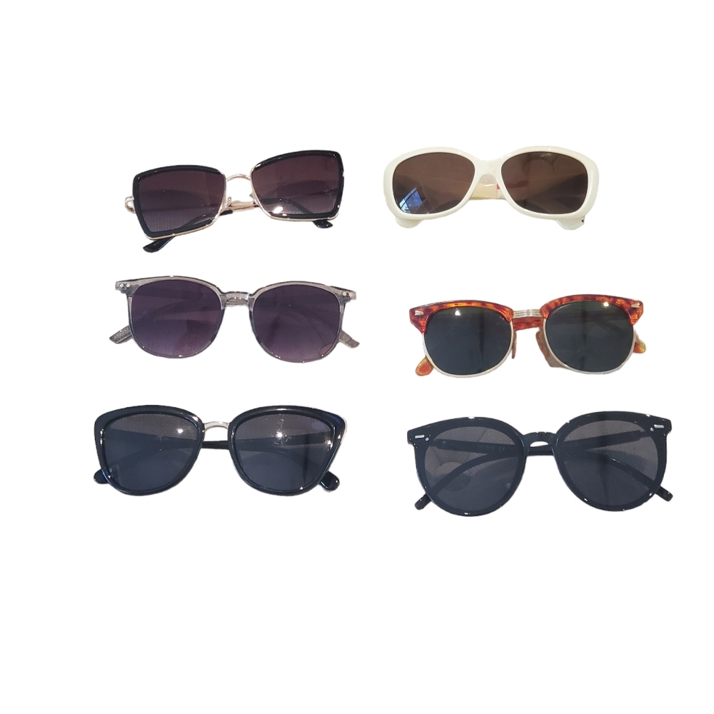 Lot of 6 pairs of womens sunglasses OSFM